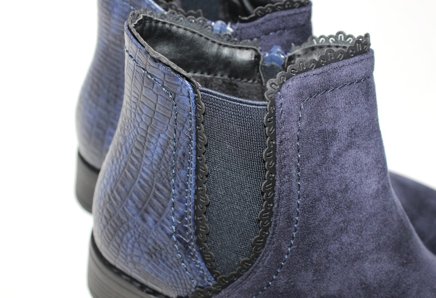 Navy Ankle Boot-1