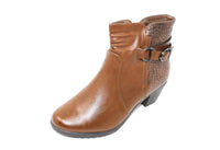 Cognac Ankle Boot