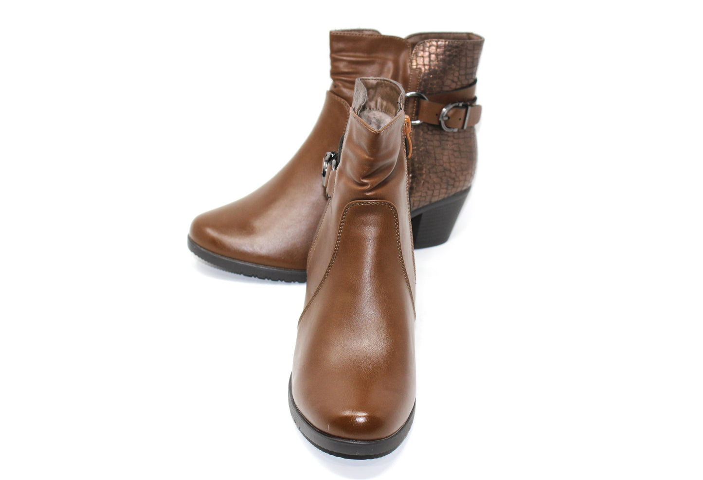 Cognac Ankle Boot