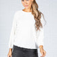 SNOW CREPE FRONT TOP