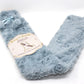 Super Soft Long Hot Water Bottle in Blue