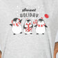 Holiday Penguin Grey T-Shirt