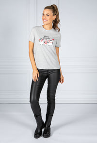 Holiday Penguin Grey T-Shirt