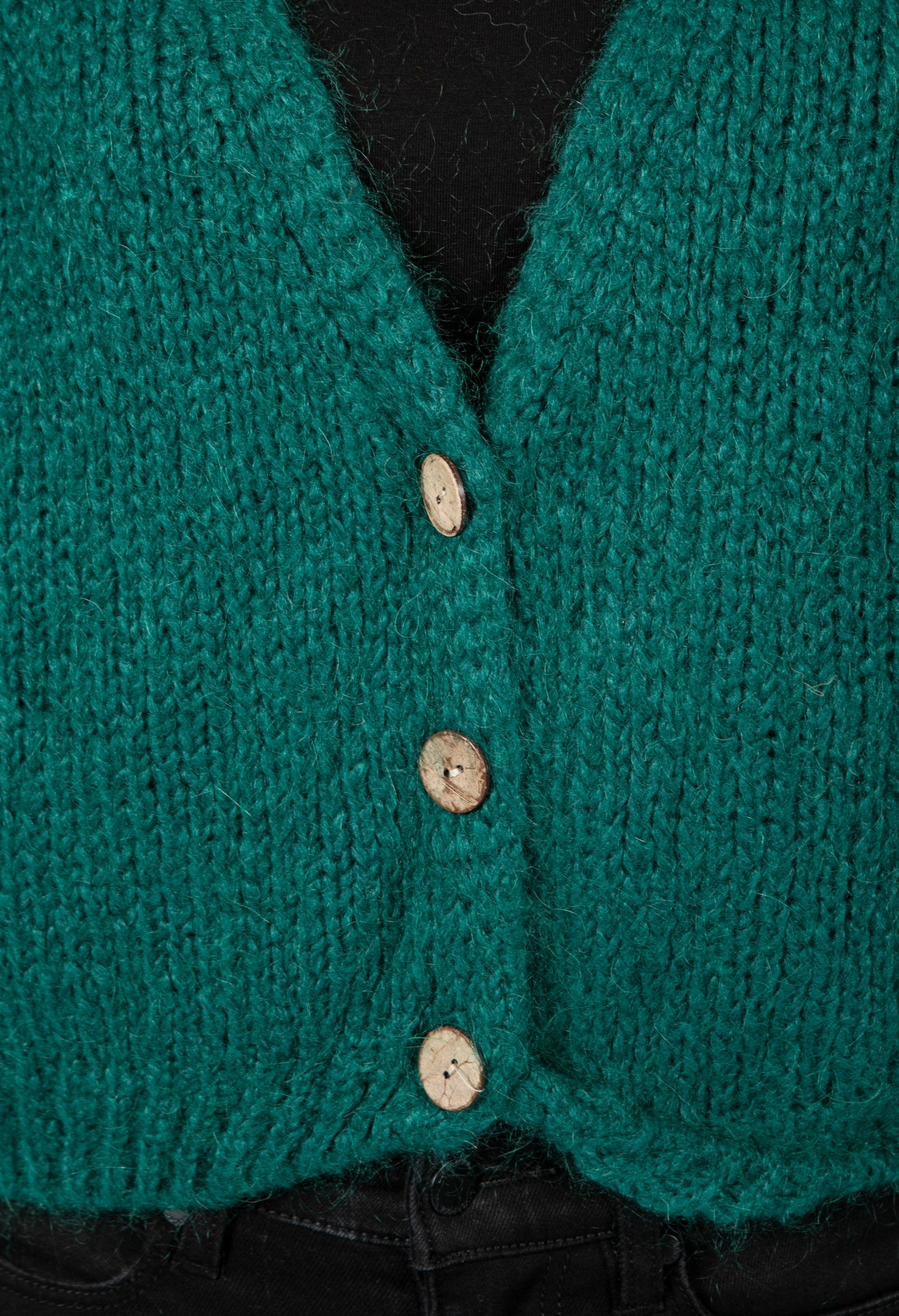 Forest Green RELAXED FIT CARDI