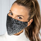 Sliver Sequin Face Mask