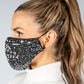 Sliver Sequin Face Mask