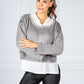 Grey Soft Knitted Jumper with Under Shirt