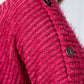 Fuchsia Soft Knitted Jumper with Under Shirt