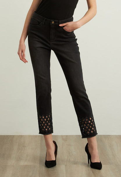 Cross-hatch Cuff Pants