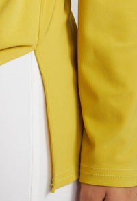 Draped Front Top in Lemongrass