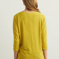 Boat Neck Top in Lime