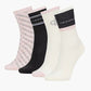 LADIES 4 PACK CREW SOCKS GIFT SET-1