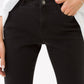 Short Leg Carola 'Blue Planet' Jeans in Clean Black