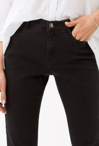 Short Leg Carola 'Blue Planet' Jeans in Clean Black