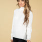 Cashmere Touch Turtleneck Knit In Milk