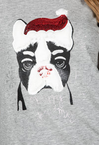 Christmas Jumper with Puppy Design