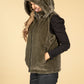 Plush body warmer in Olive