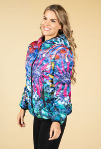 Floral Abstract Printed Jacket