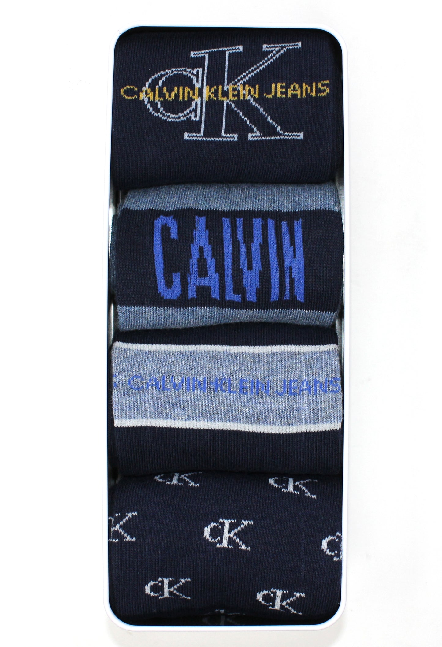 CALVIN KLEIN MEN'S 4 PACK CREW SOCKS GIFT SET-1