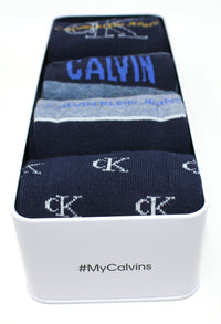 CALVIN KLEIN MEN'S 4 PACK CREW SOCKS GIFT SET-1