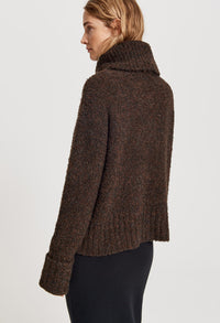 Podshum Turtleneck jumper in Truffle