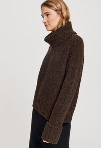 Podshum Turtleneck jumper in Truffle