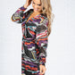 Abstract Print Dress-5