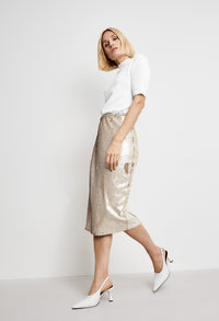 Skirt with sequins