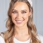 Beige Ruffle Headband