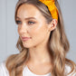 Sunburnt Yellow Ruffle Headband