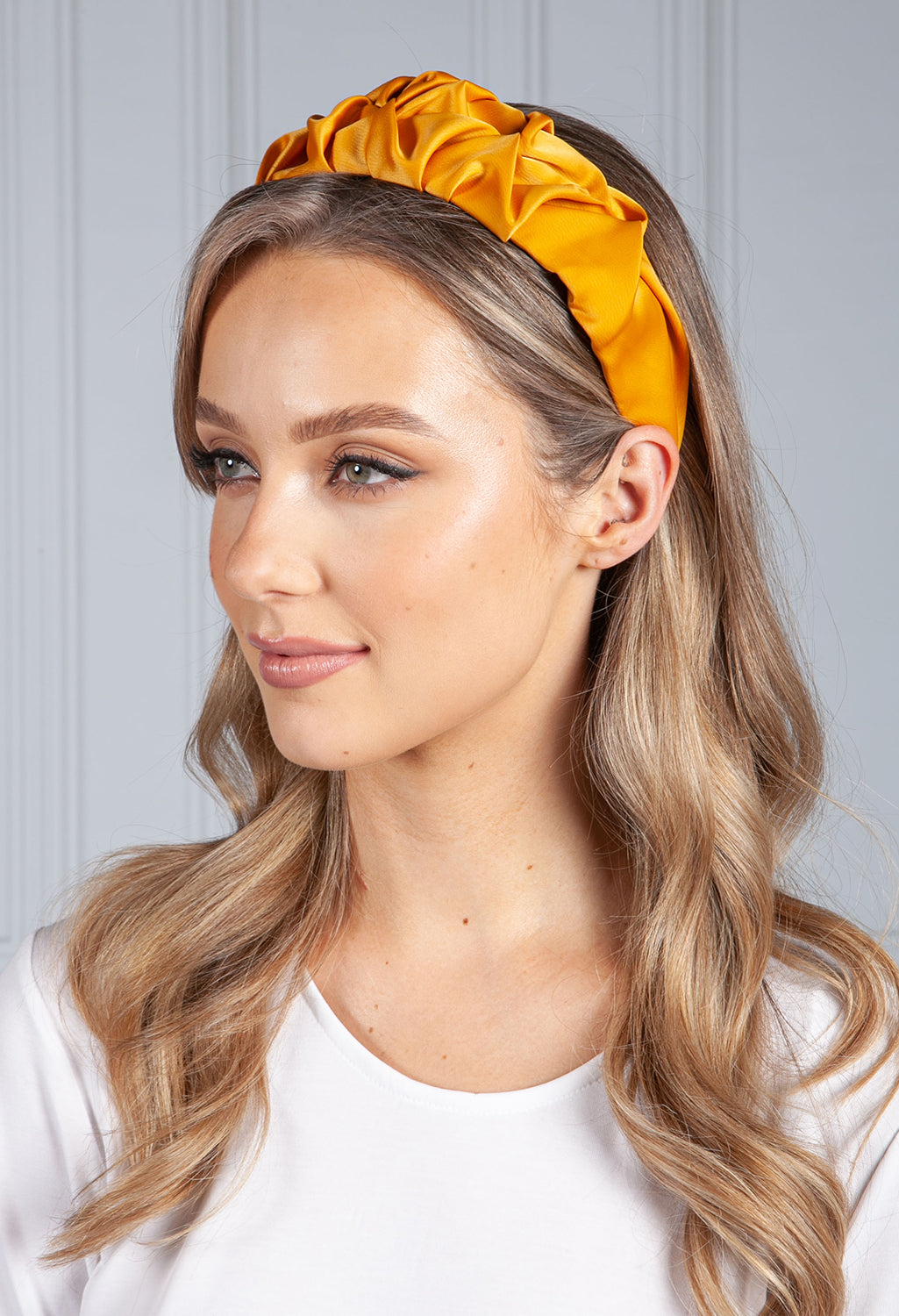 Sunburnt Yellow Ruffle Headband