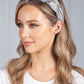 Soft Grey Ruffle Headband