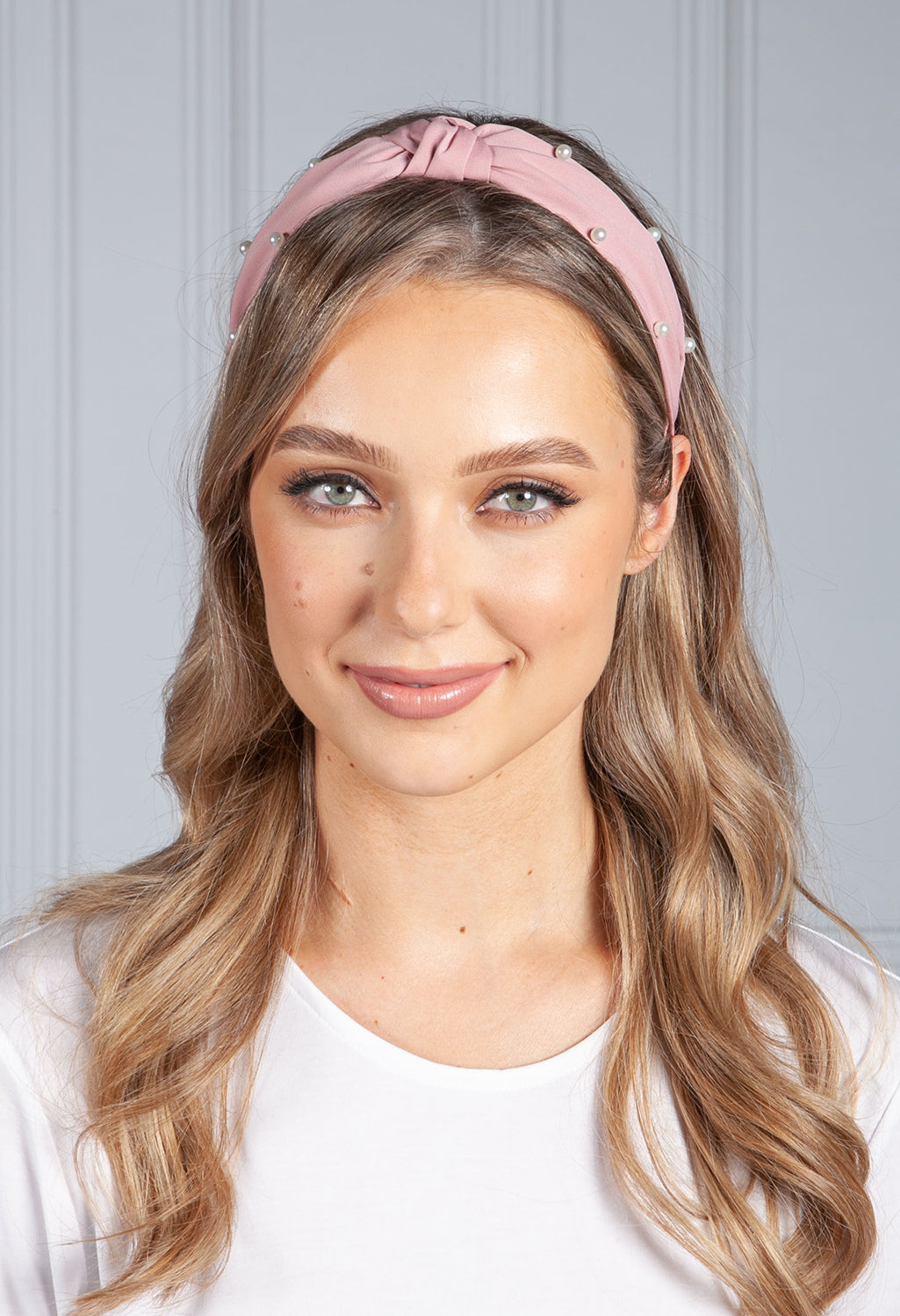 Dusty Pink Pearl Headband