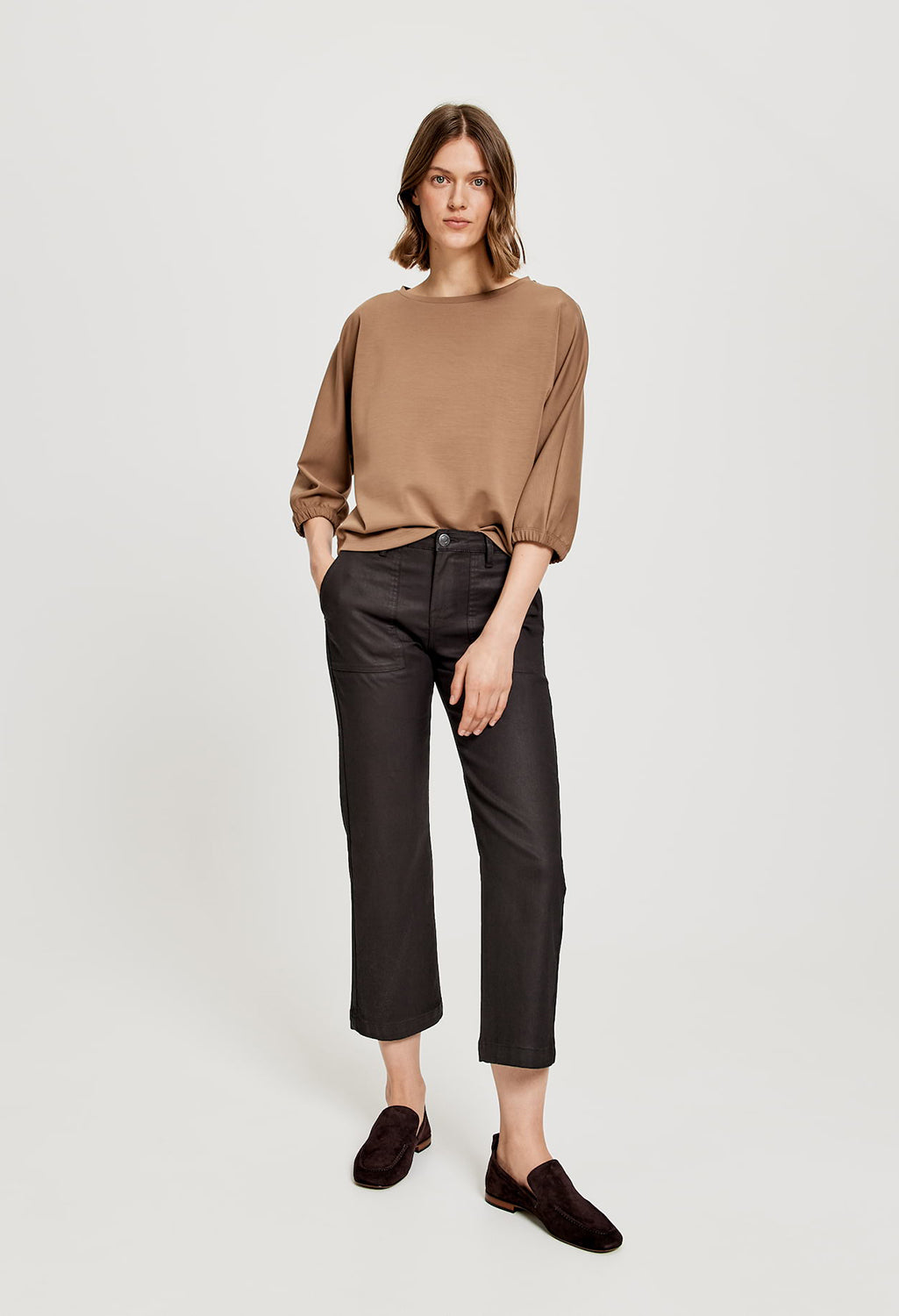 Gomin Oversized Shirt in Maple