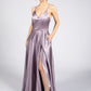 Wild Heather Satin Gown