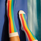 rainbow cake socks