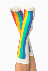 rainbow cake socks