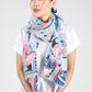 Floral Deco Print Scarf