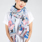 Floral Deco Print Scarf