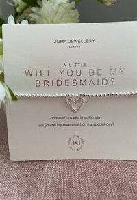 A Little Will You Be My Bridesmaid Bracelet