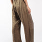 Dark Olive Contrast Trousers