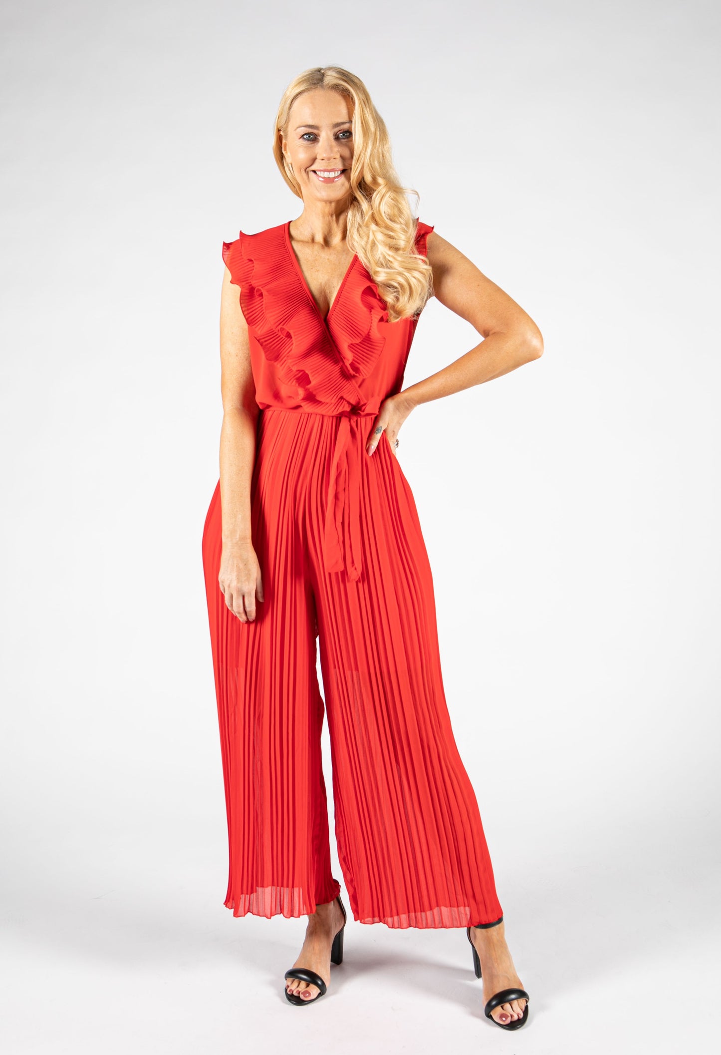 Plisse Jumpsuit