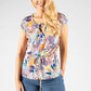 Tropic Palm Print Top