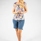 Tropic Palm Print Top