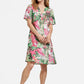 Pure Linen Print Dress