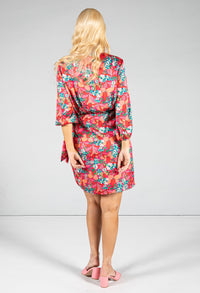 Multicoloured Groovy Print Dress