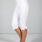 Alabaster White Capri Jeans