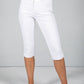 Alabaster White Capri Jeans