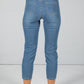 Best4me Five-Pocket Cropped Jeans in Light Denim