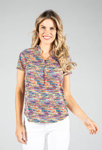 ZigZag Print Top